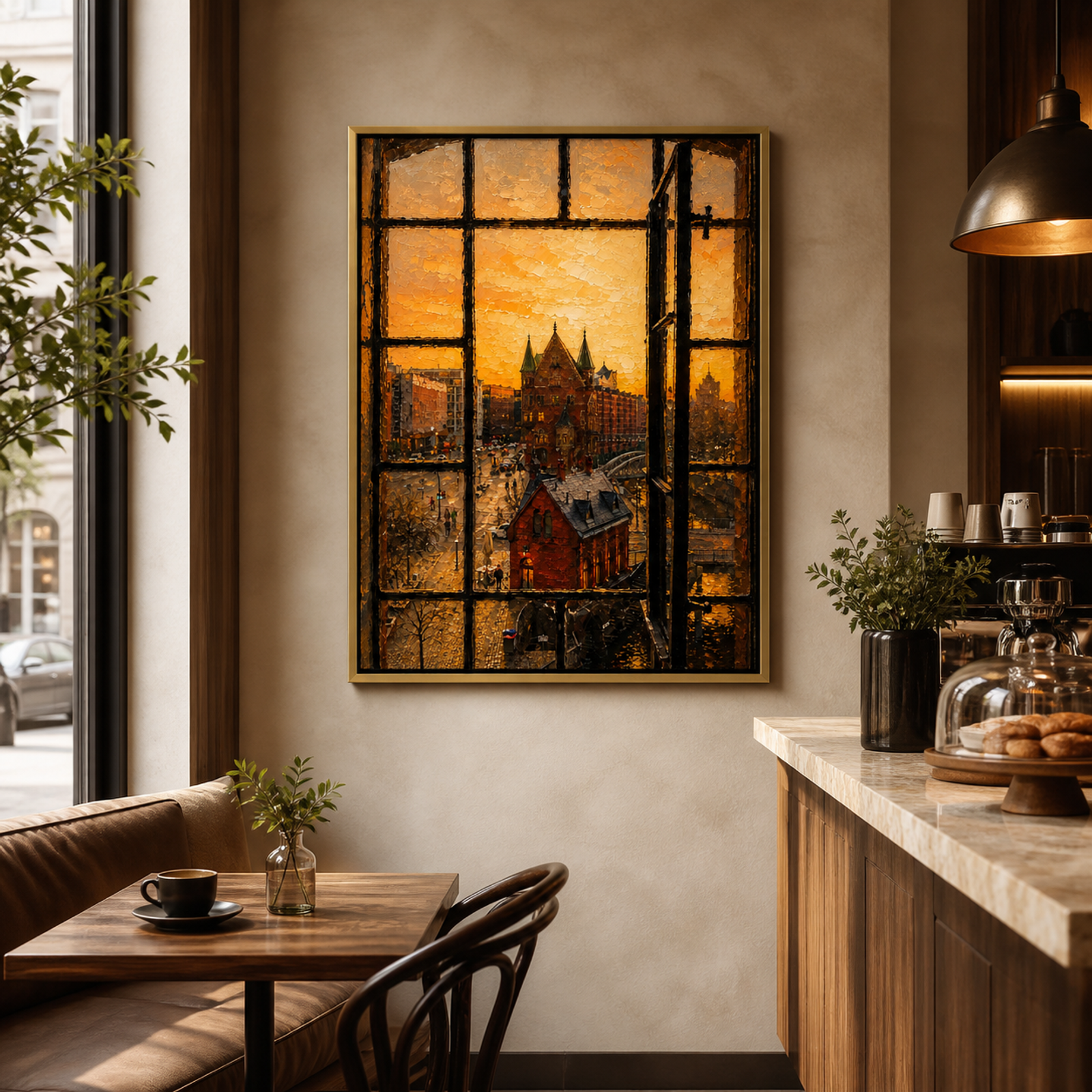 Golden City Window