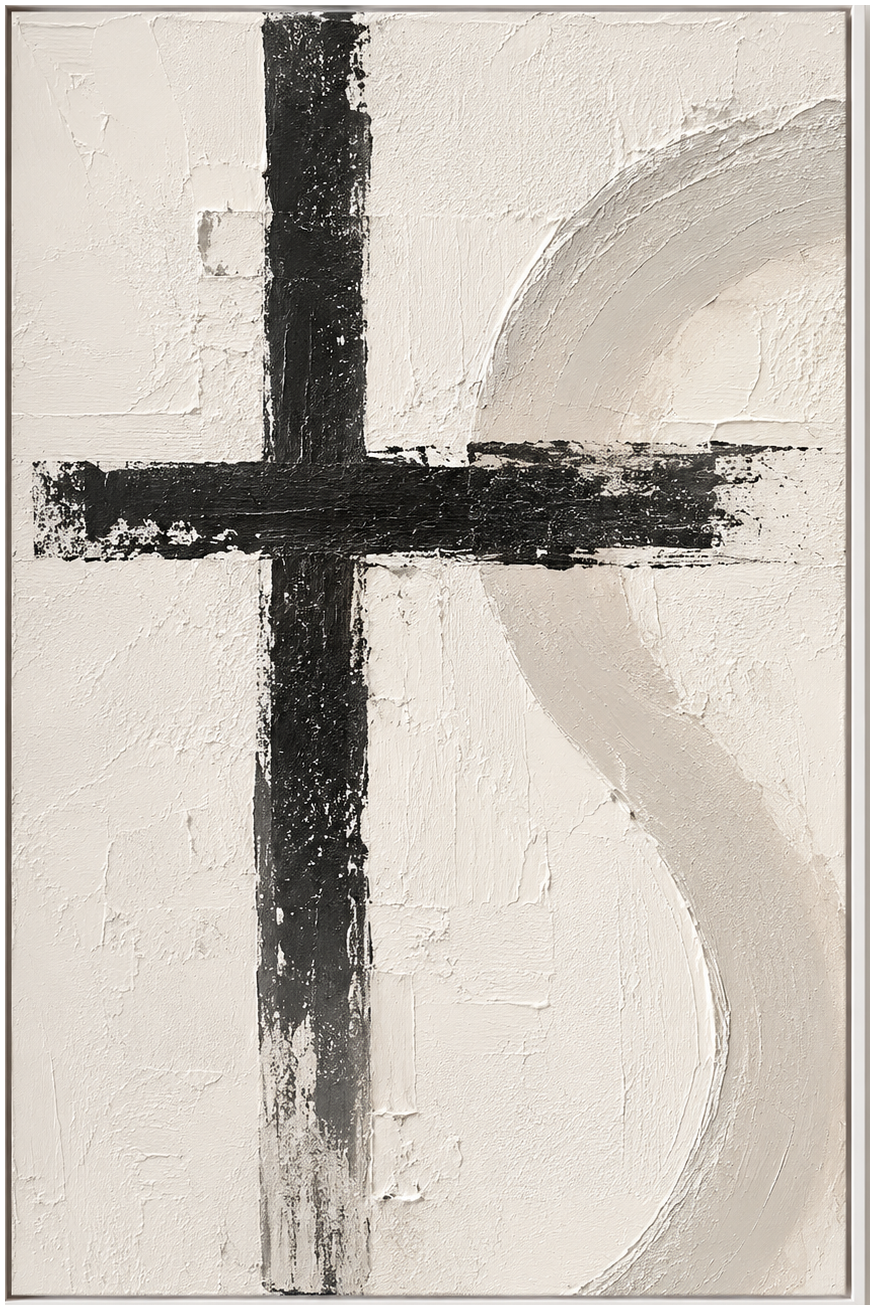 Textured Abstract Cross