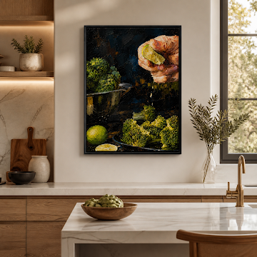 Fresh Lime Kitchen Still Life