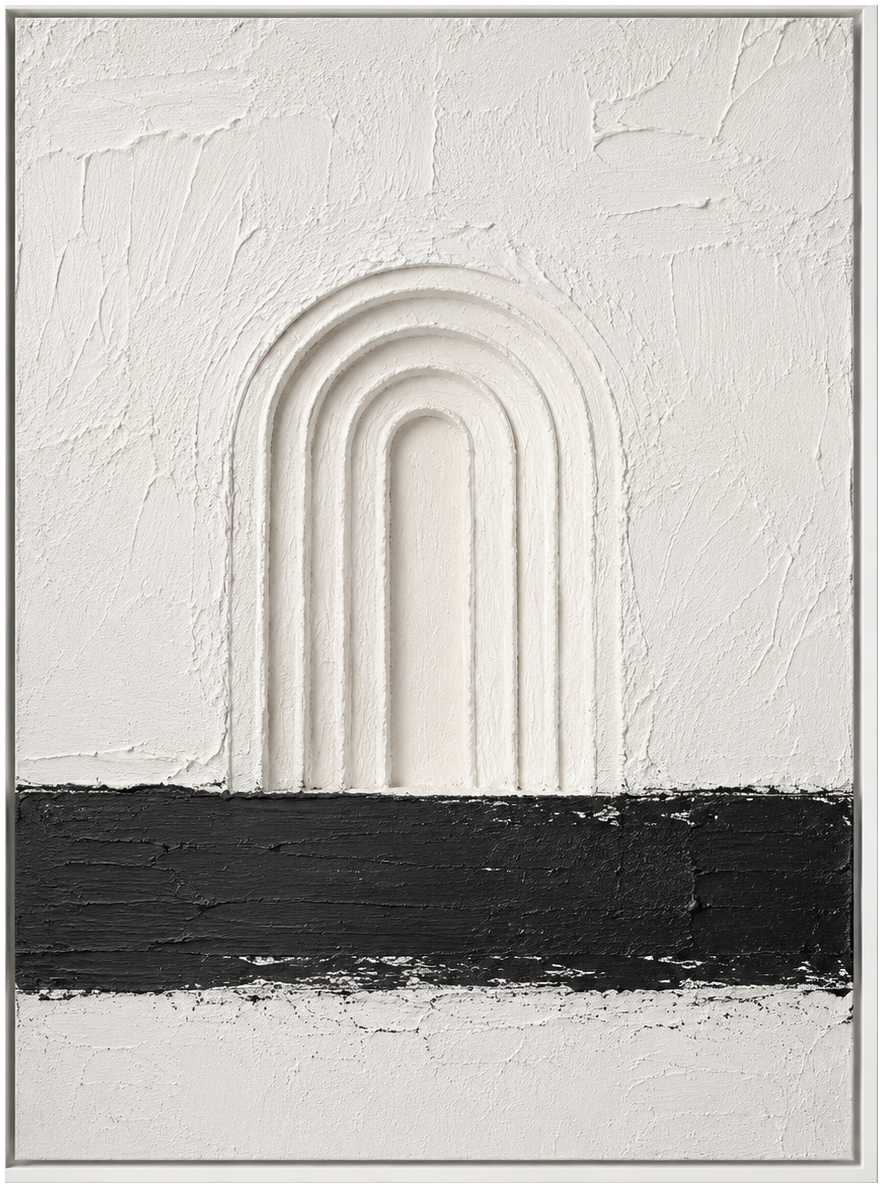 Textured Minimalist Arch