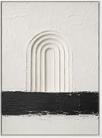 Textured Minimalist Arch