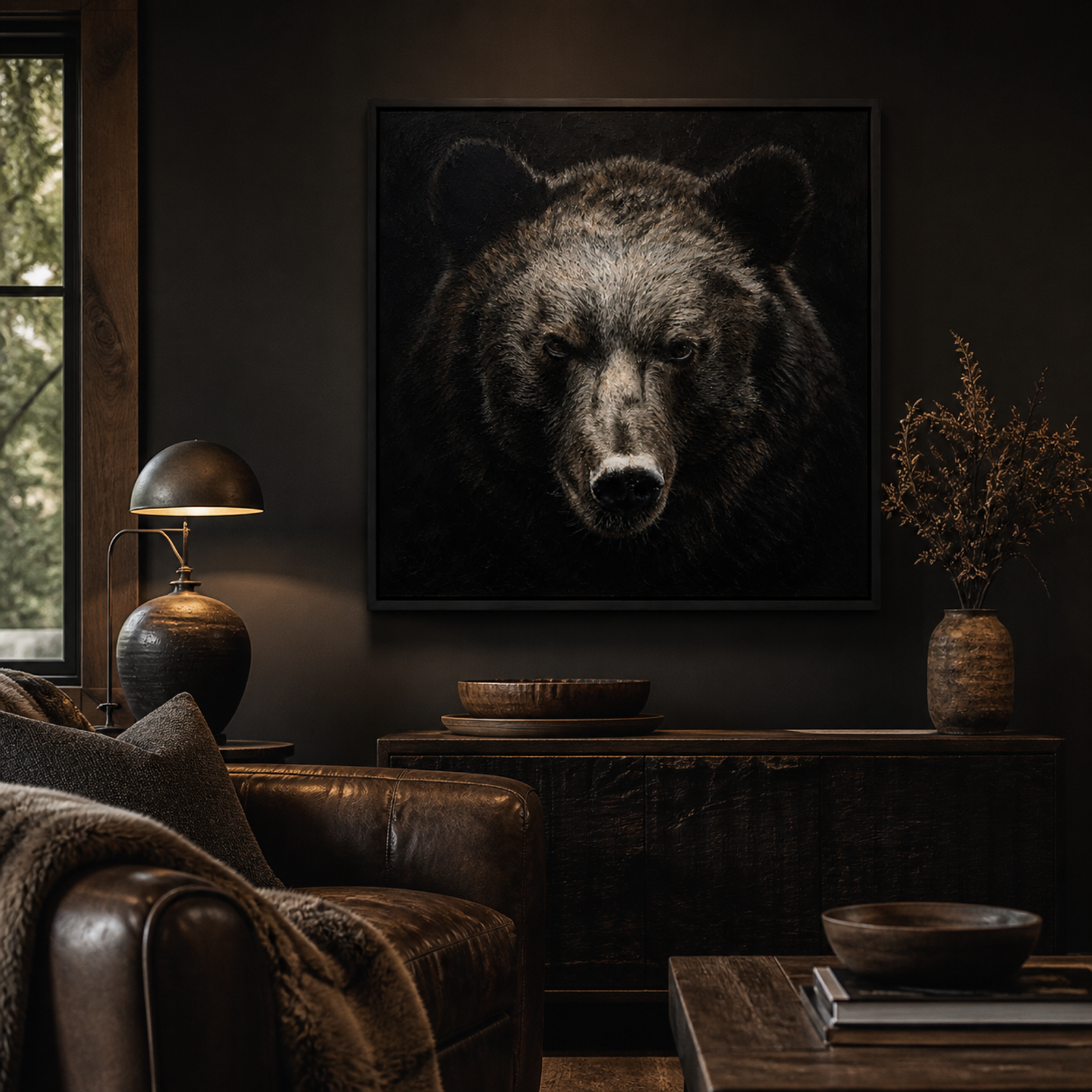 Midnight Bear Portrait