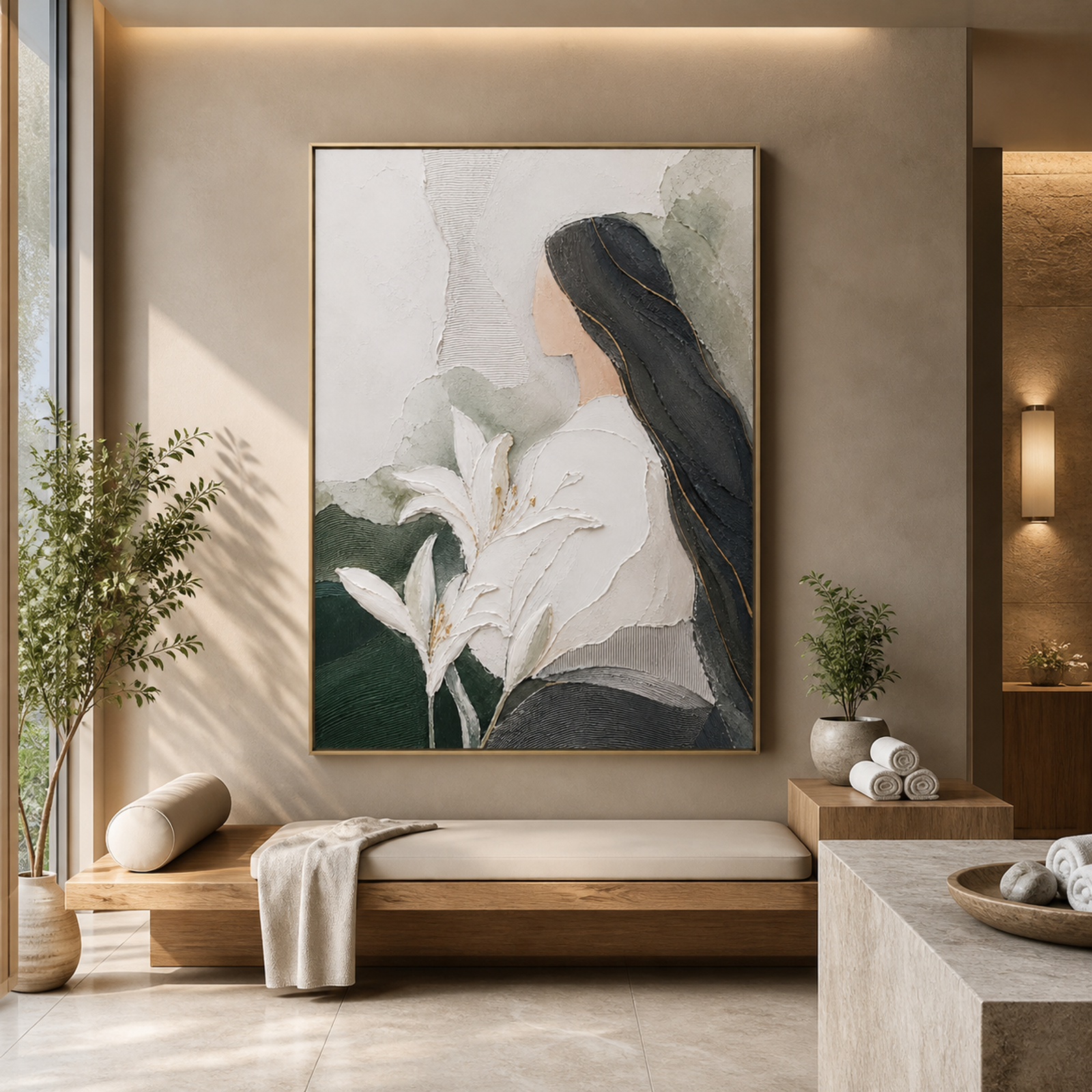Serene Lily Muse
