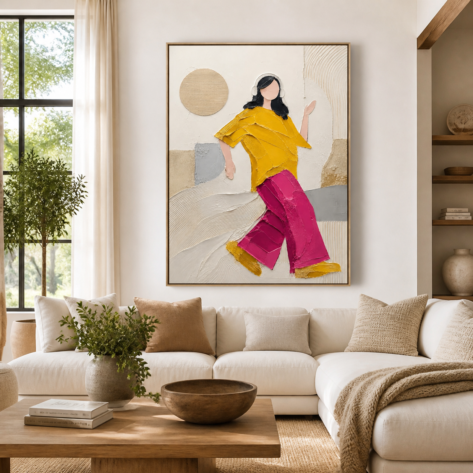 Vibrant Walking Muse