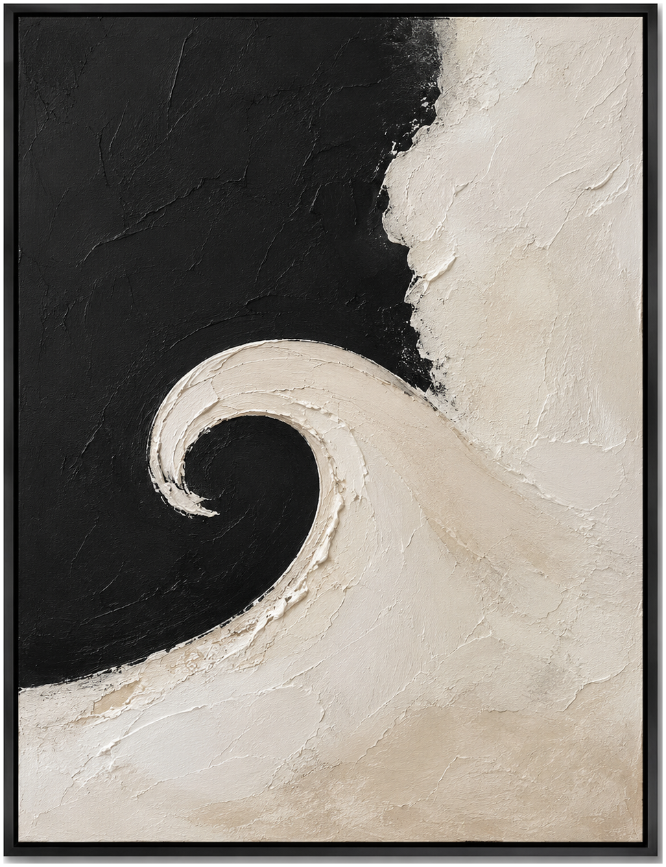 Monochrome Textured Wave