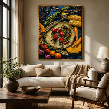 Vibrant Harvest Still Life