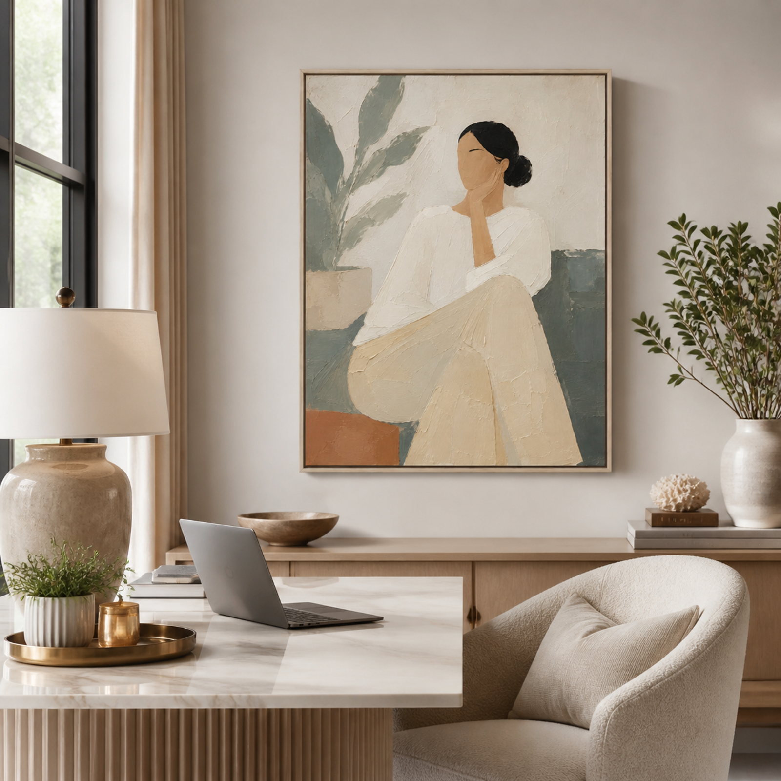 Quiet Botanical Figure