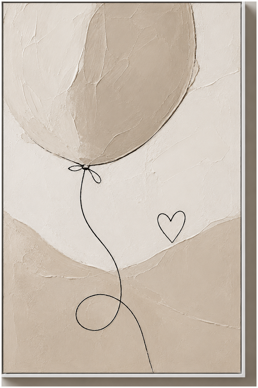 Minimalist Heart Balloon