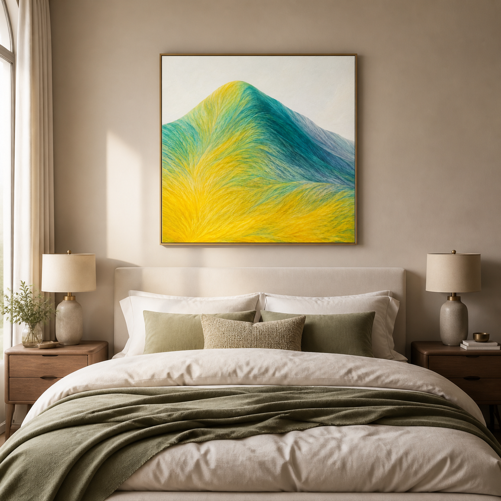Sunlit Mountain Flow