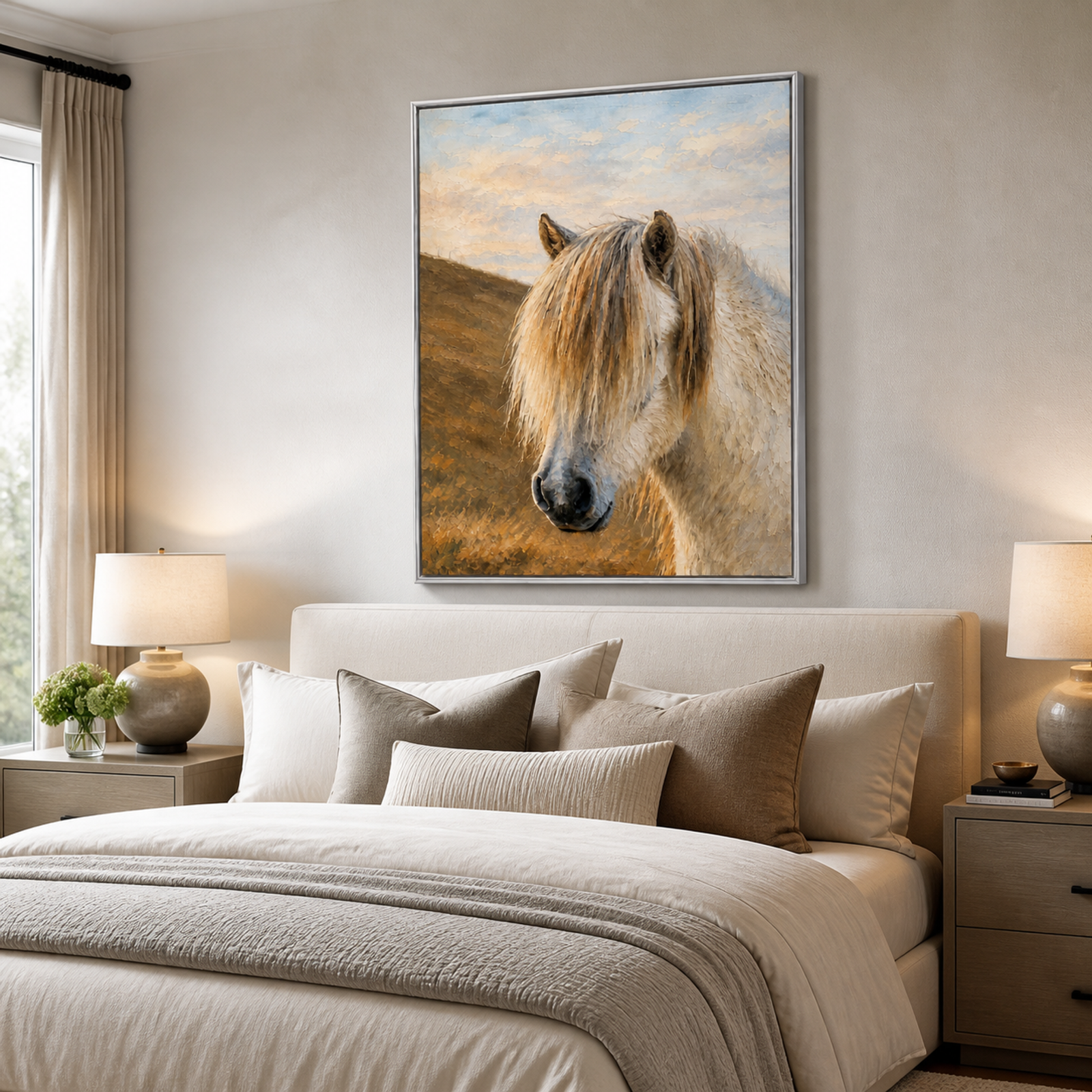 Gentle White Horse