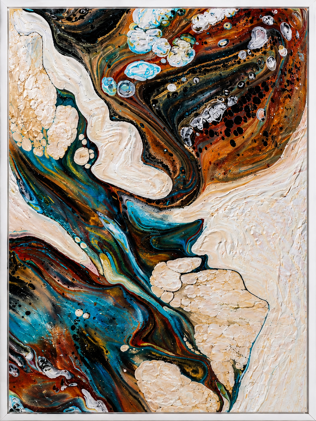 Marbled Earth Currents