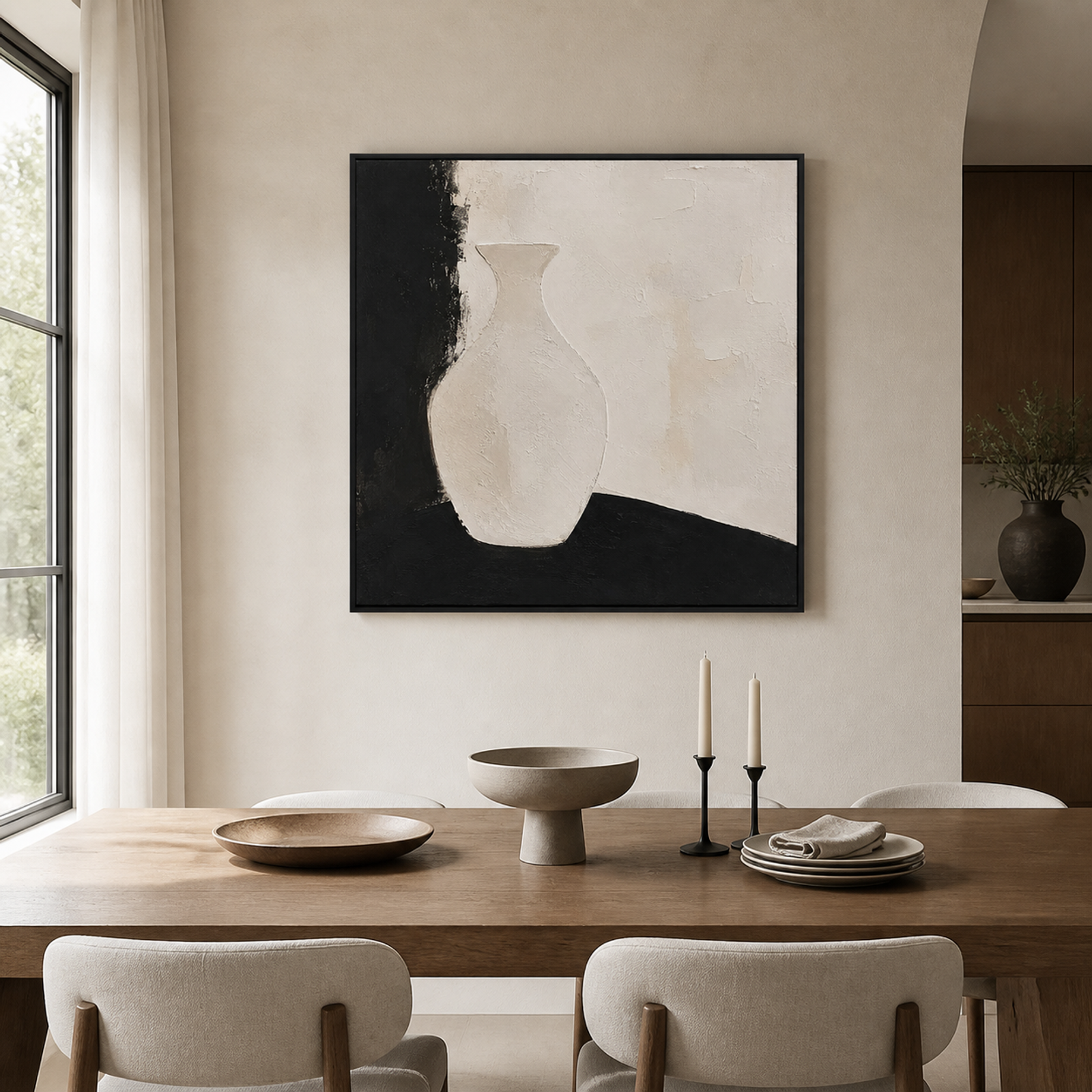 Minimalist Ivory Vase