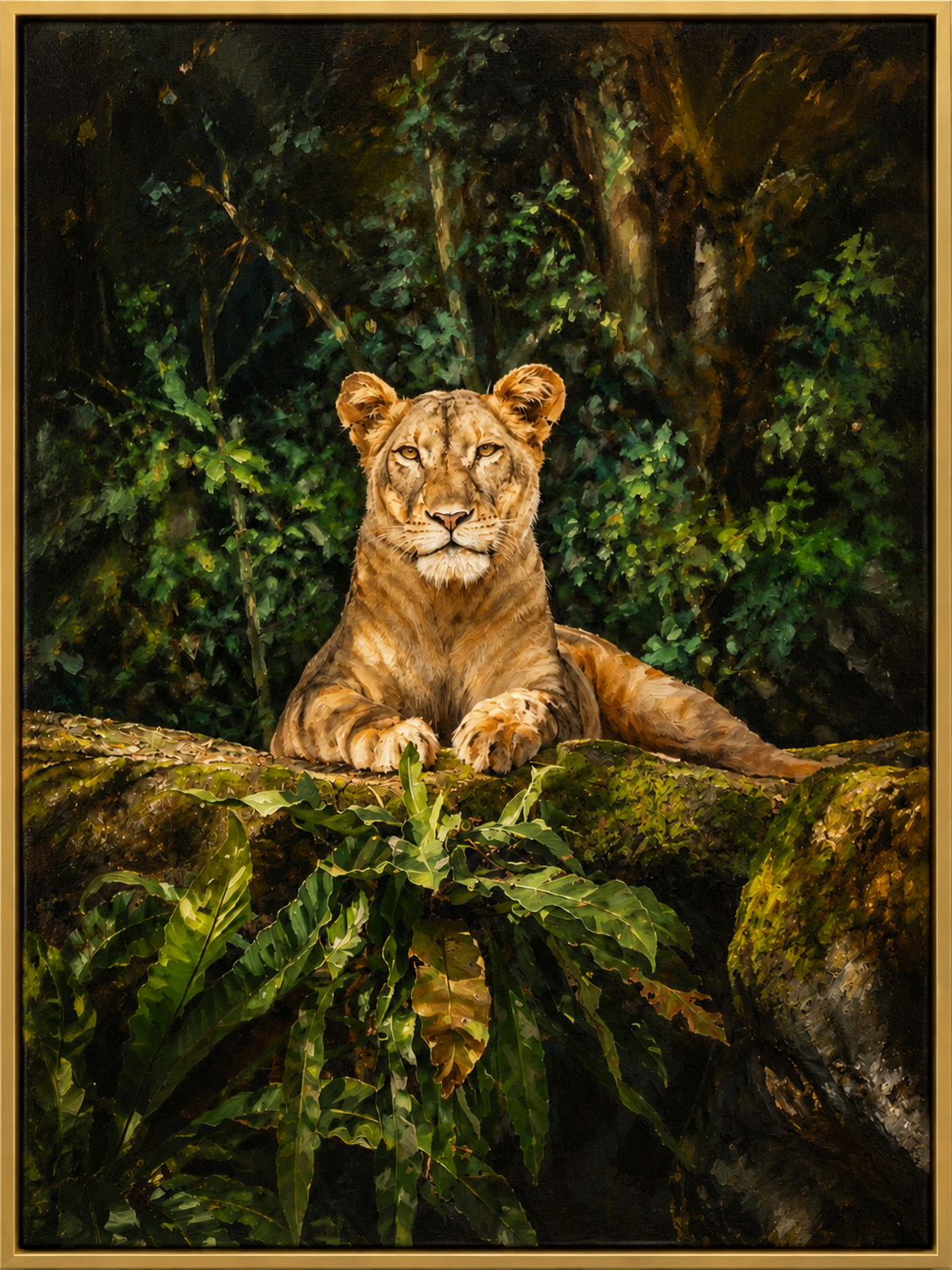 Majestic Jungle Lioness