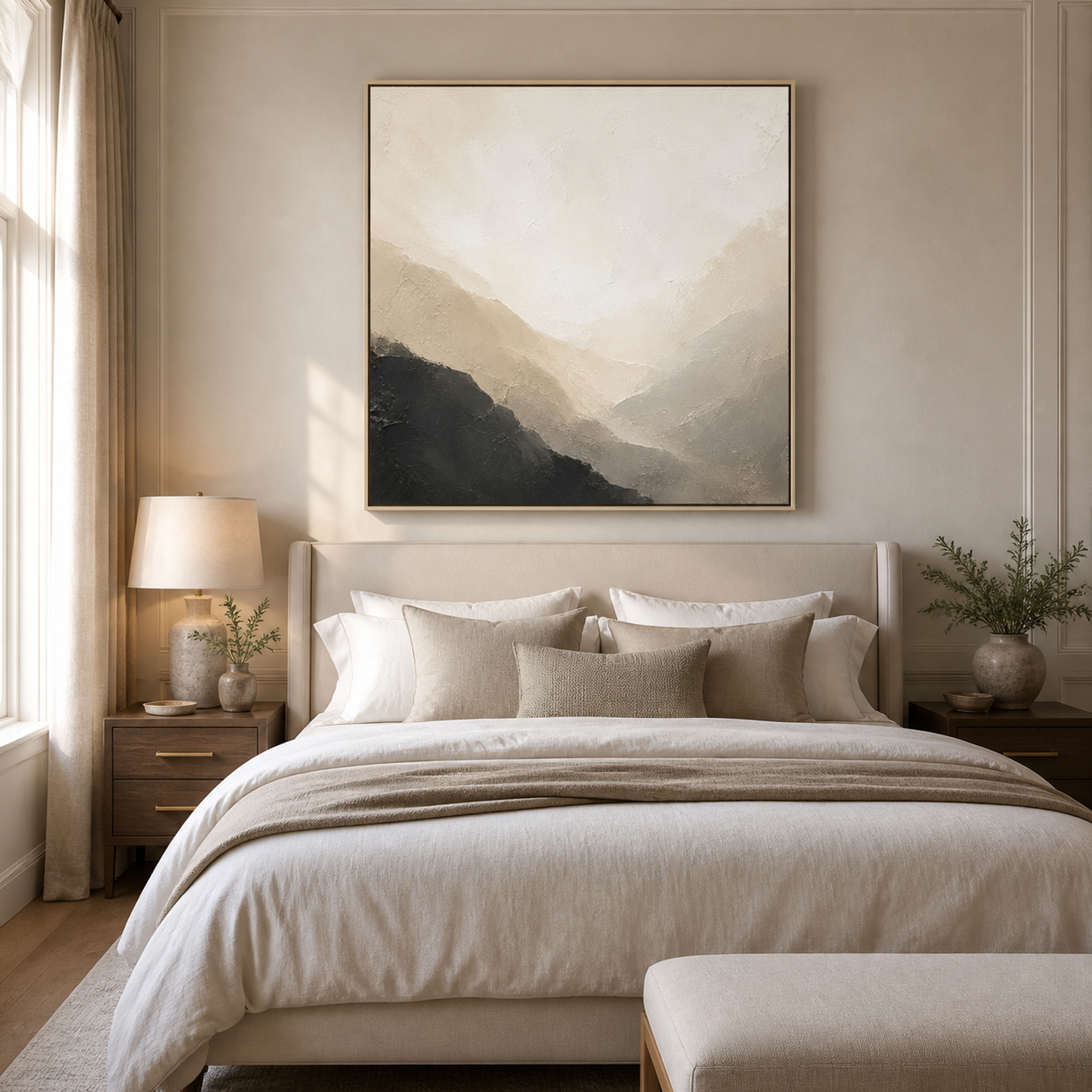 Serene Neutral Mountain Mist