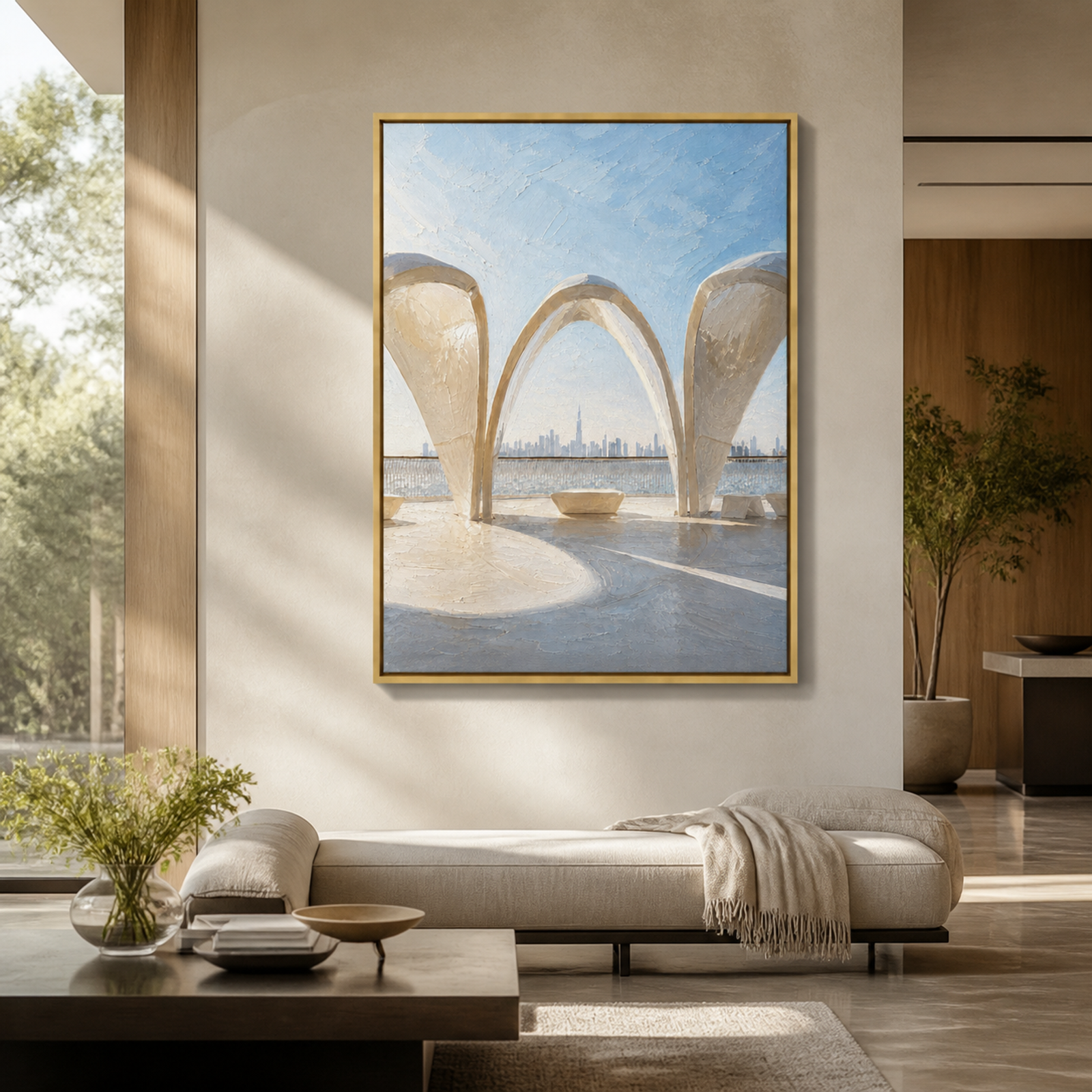 Sunlit Arches Skyline