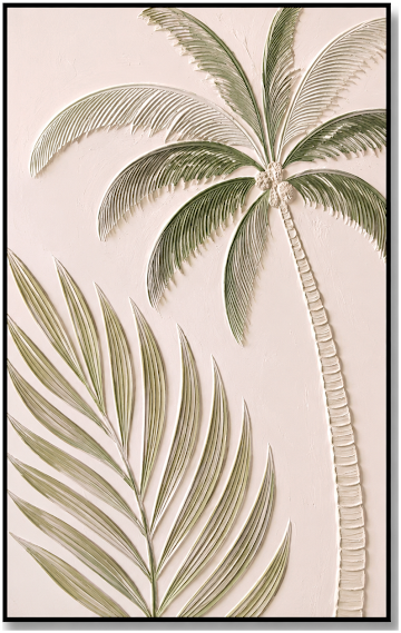 Textured Palm Serenity