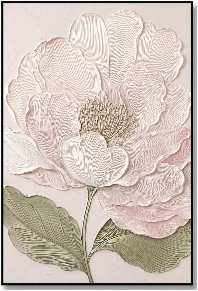 Blush Peony Relief