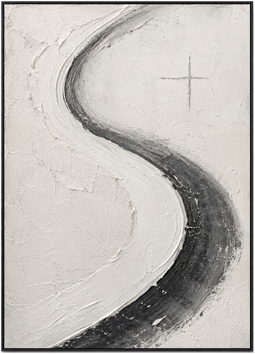 Serene Monochrome Curve