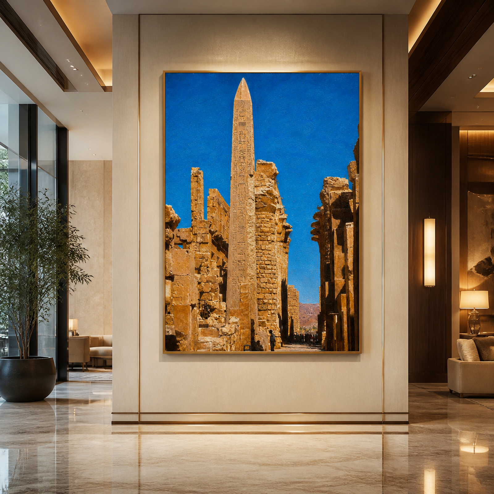 Ancient Obelisk Sunscape