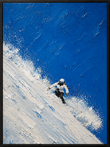 Alpine Blue Descent