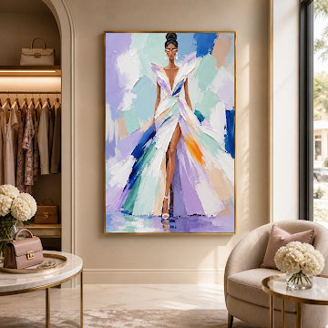 Runway Elegance in Pastels