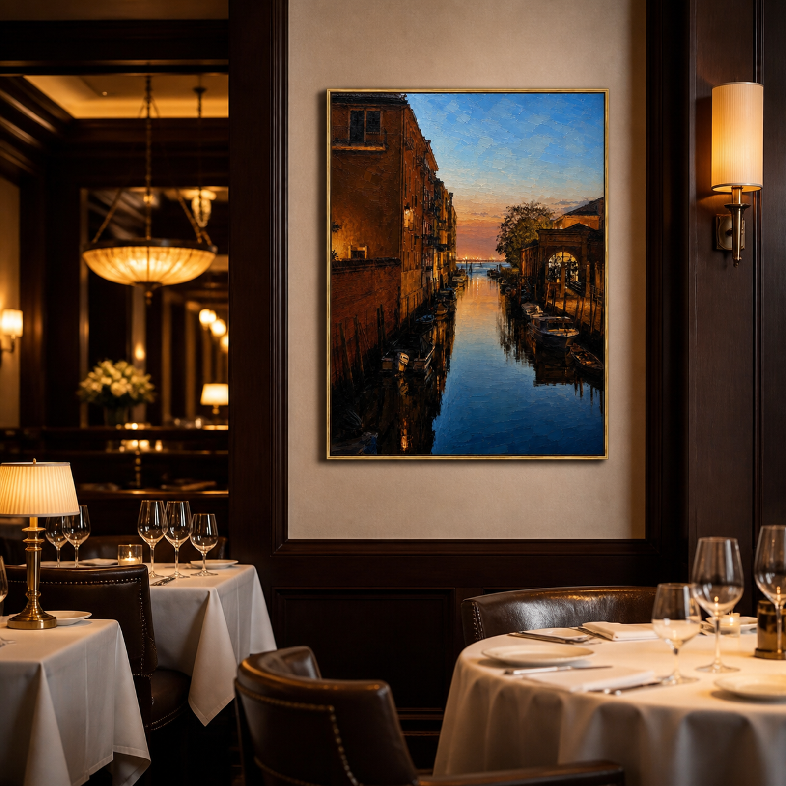 Venetian Canal Sunset
