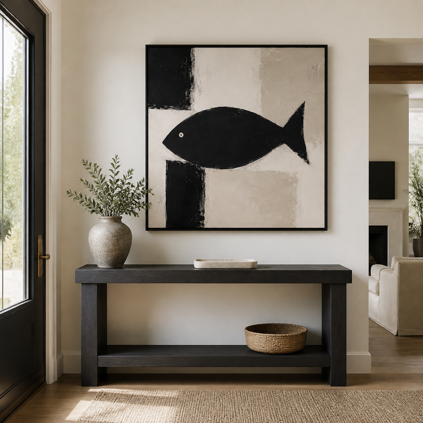 Modern Black Fish