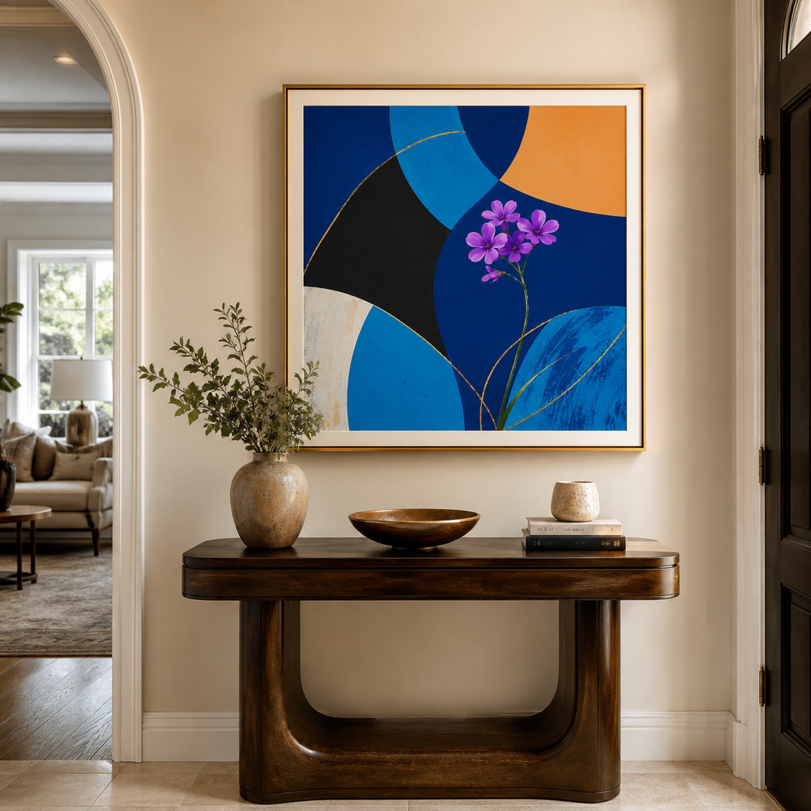 Blooming Abstract Arcs