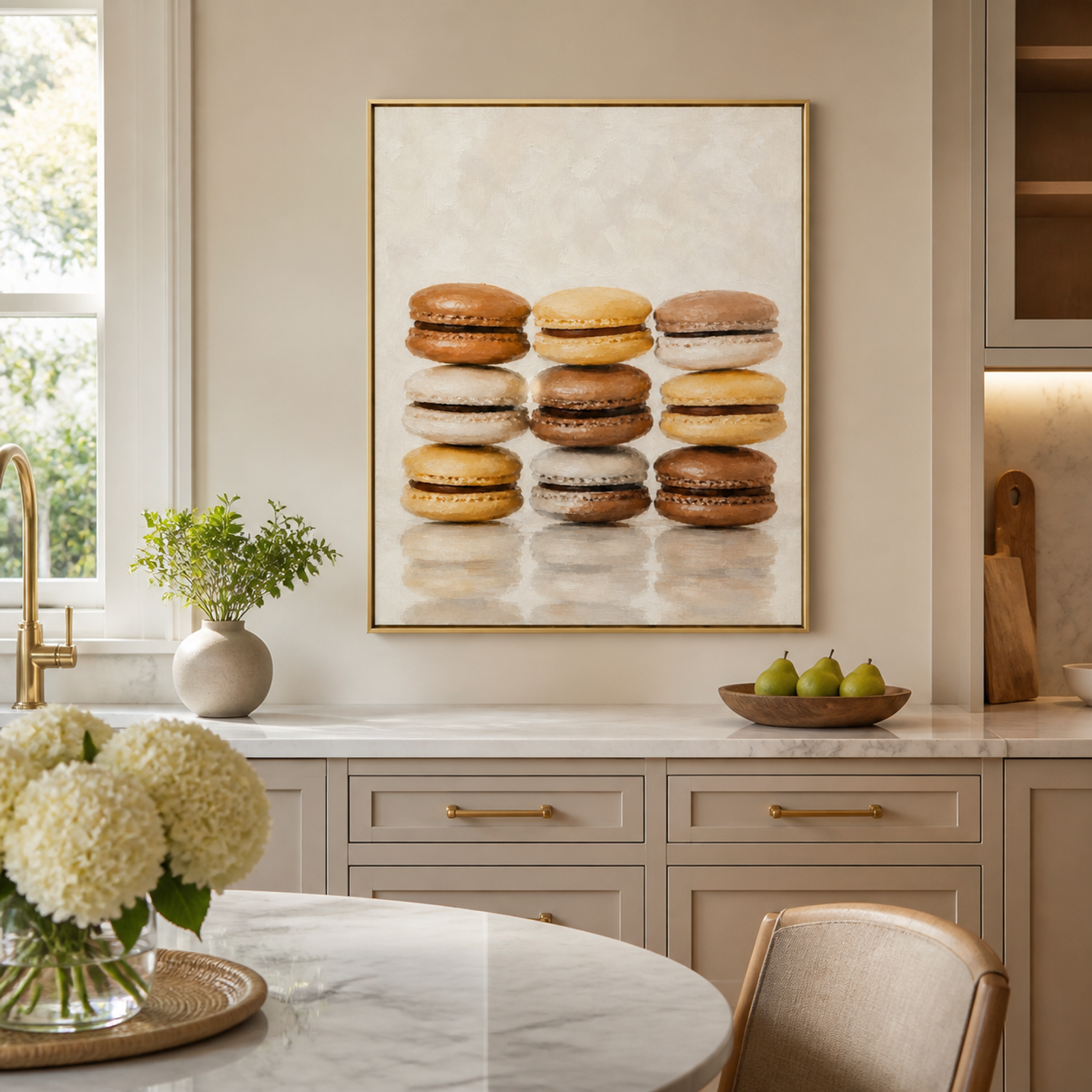 Warm Macaron Still Life