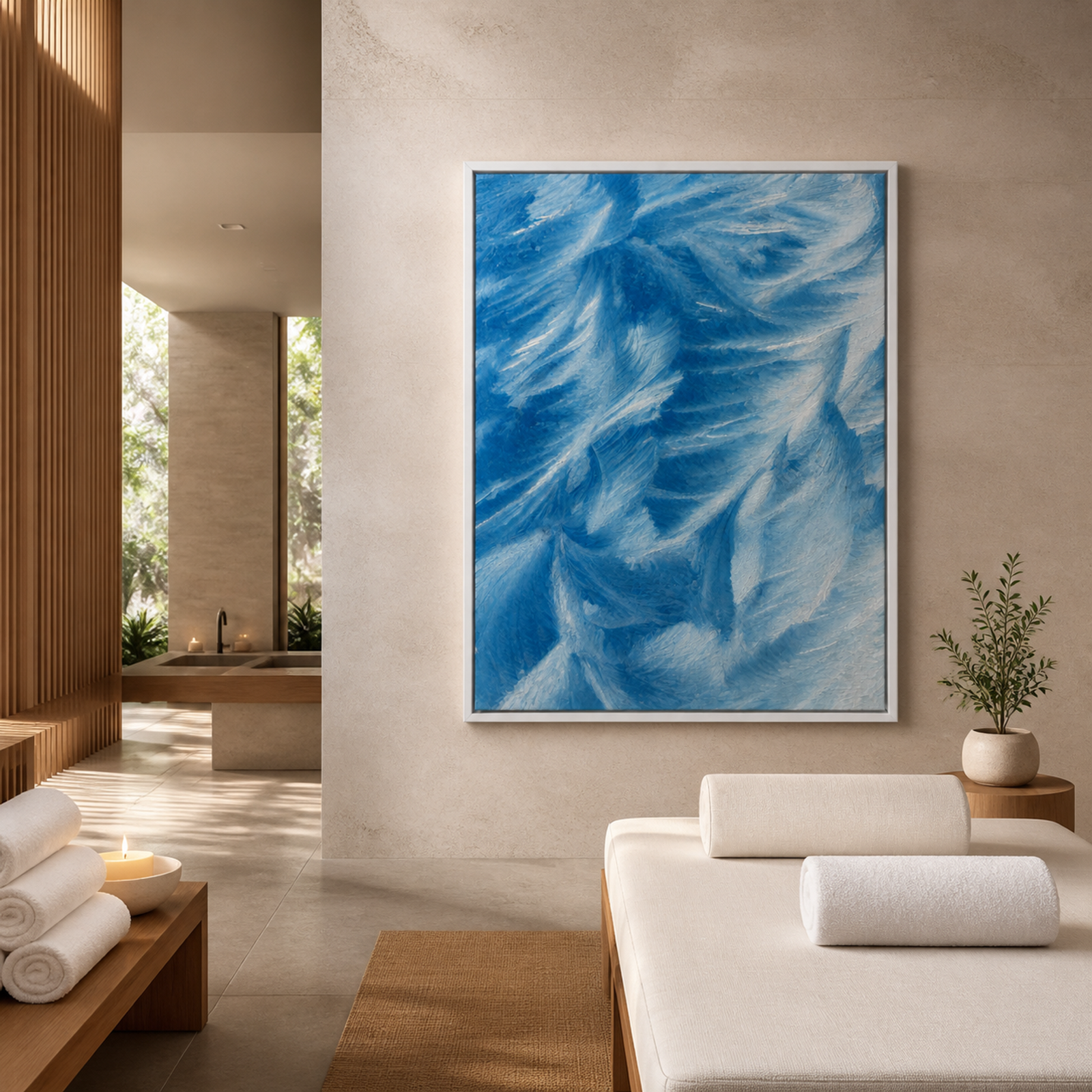 Blue Abstract Current