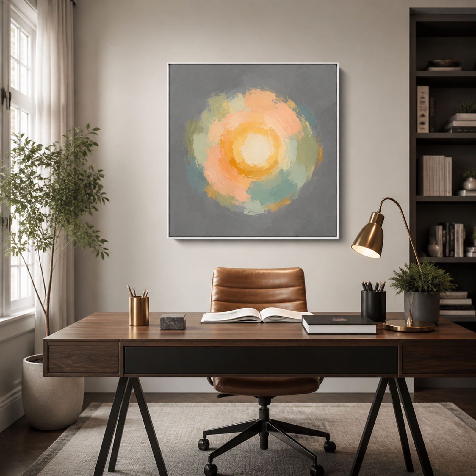 Radiant Abstract Halo