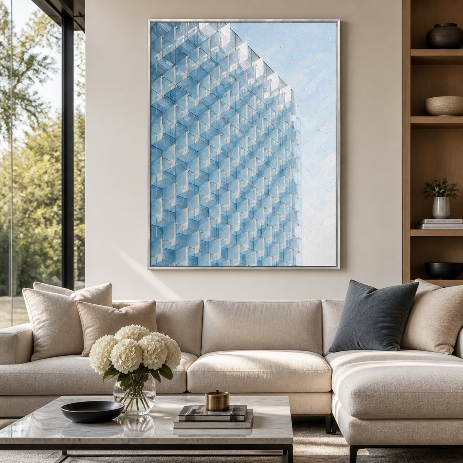 Blue Glass Geometry