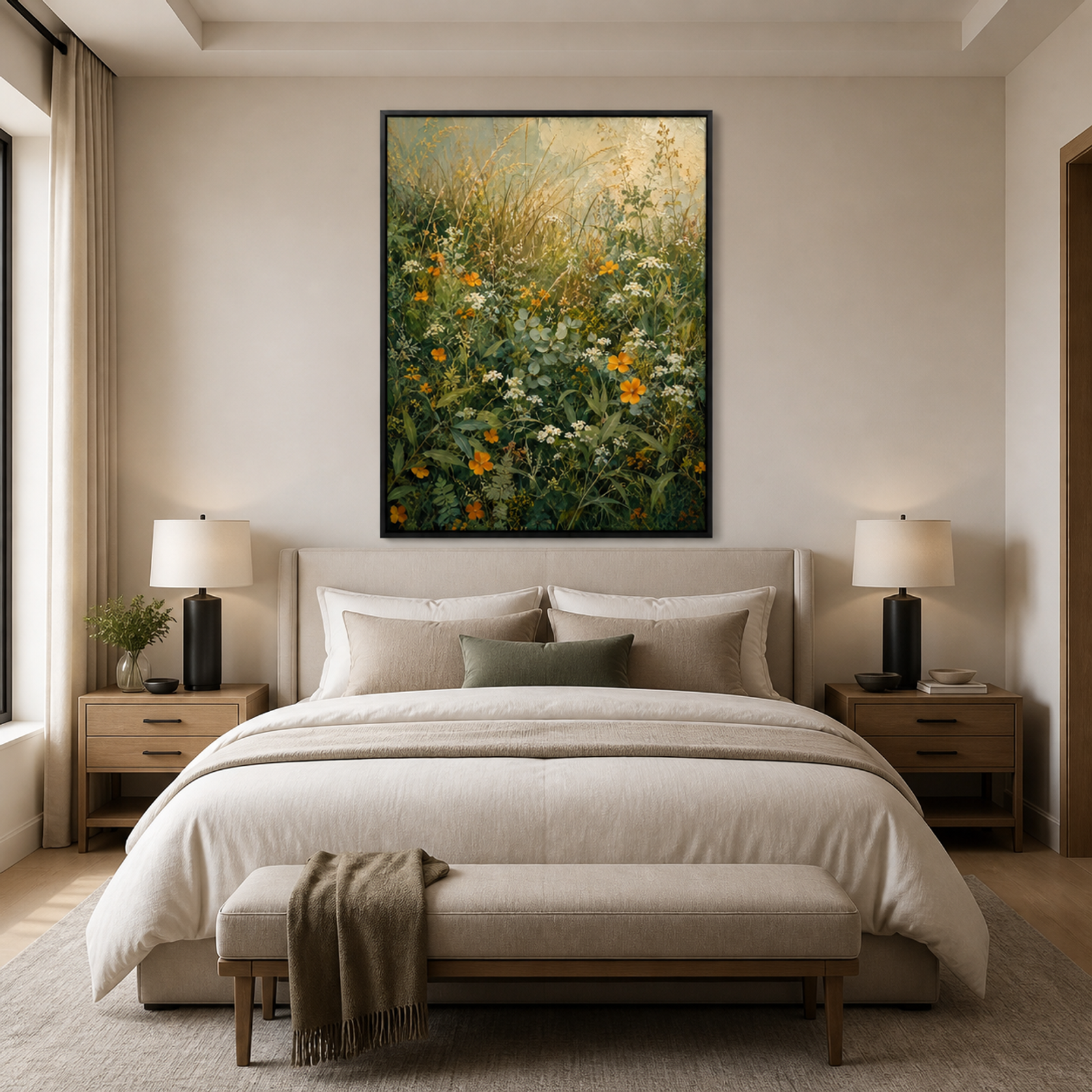 Golden Wildflower Meadow