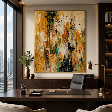 Gilded Abstract Rhythm