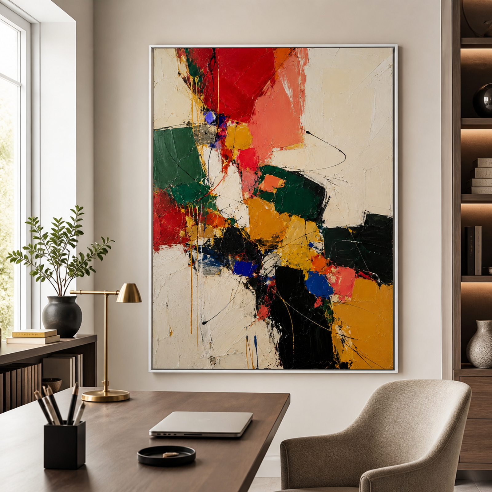 Vibrant Abstract Geometry