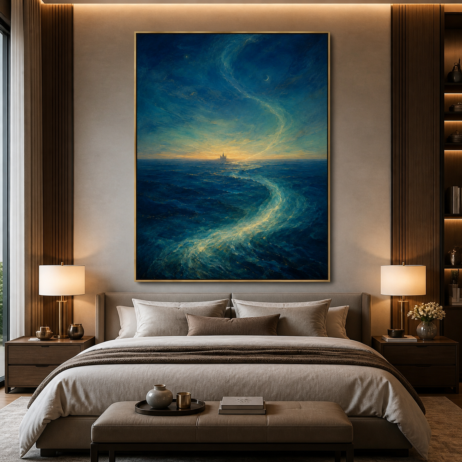 Moonlit Ocean Passage