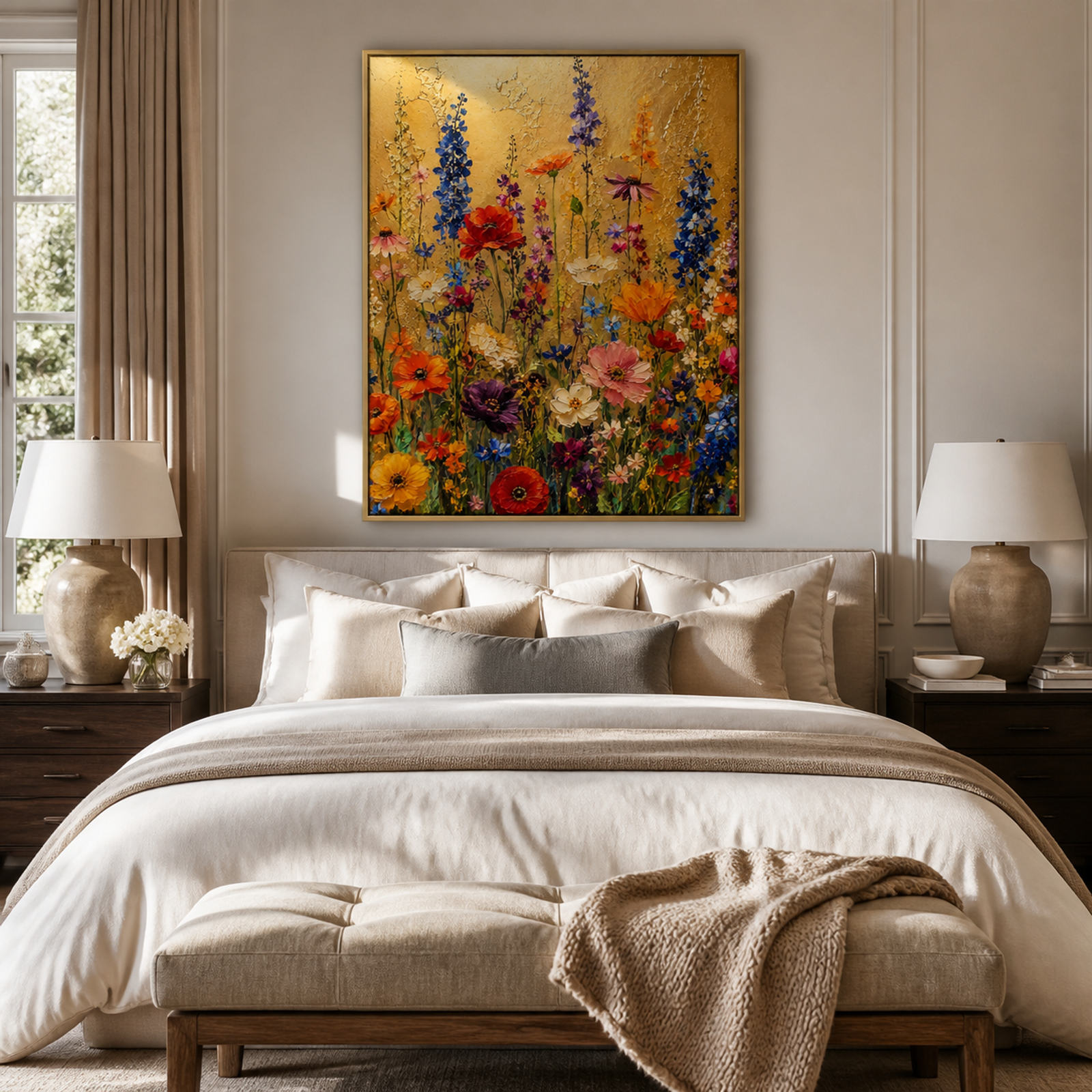 Golden Wildflower Garden