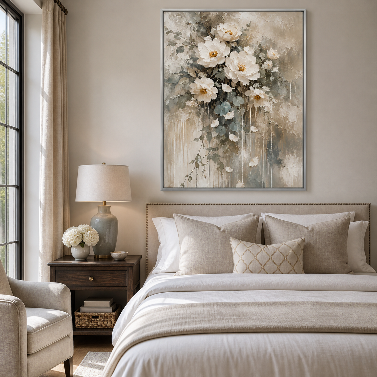 Ivory Blossoms Serenity