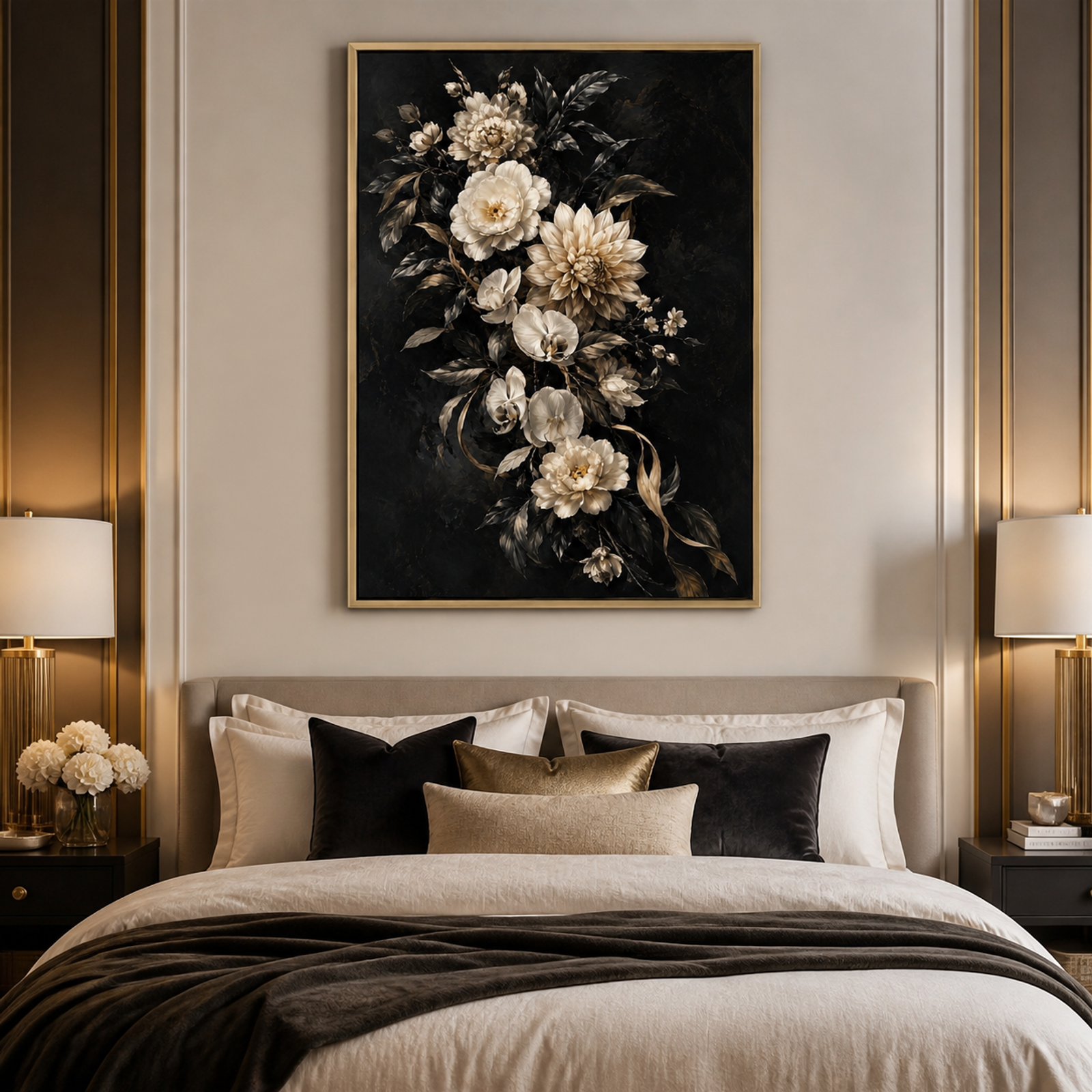 Noir Botanical Elegance