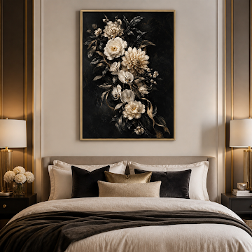 Noir Botanical Elegance