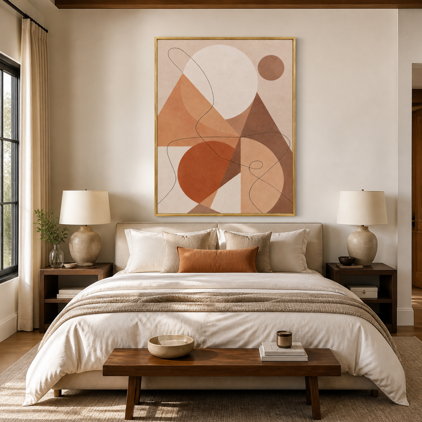 Warm Abstract Geometry
