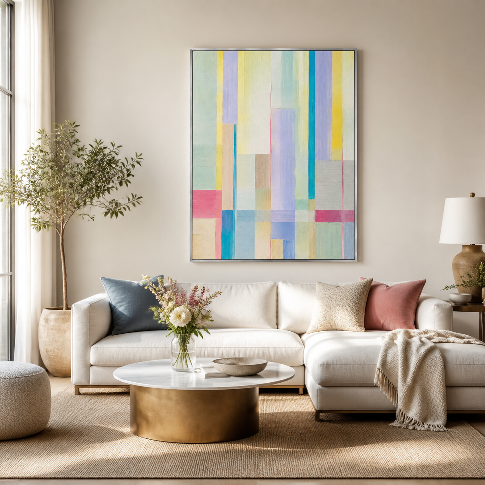 Pastel Geometric Harmony