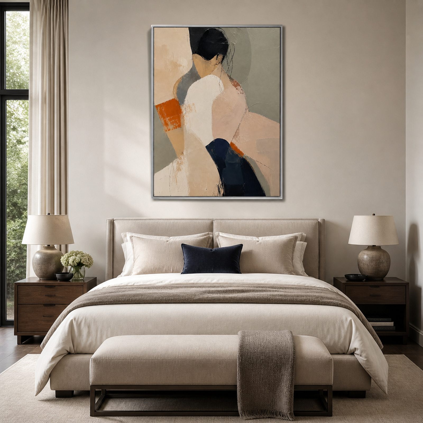 Quiet Abstract Embrace