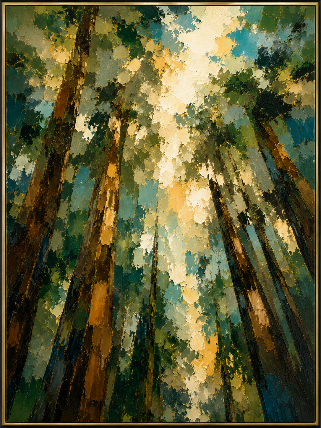 Sunlit Forest Canopy