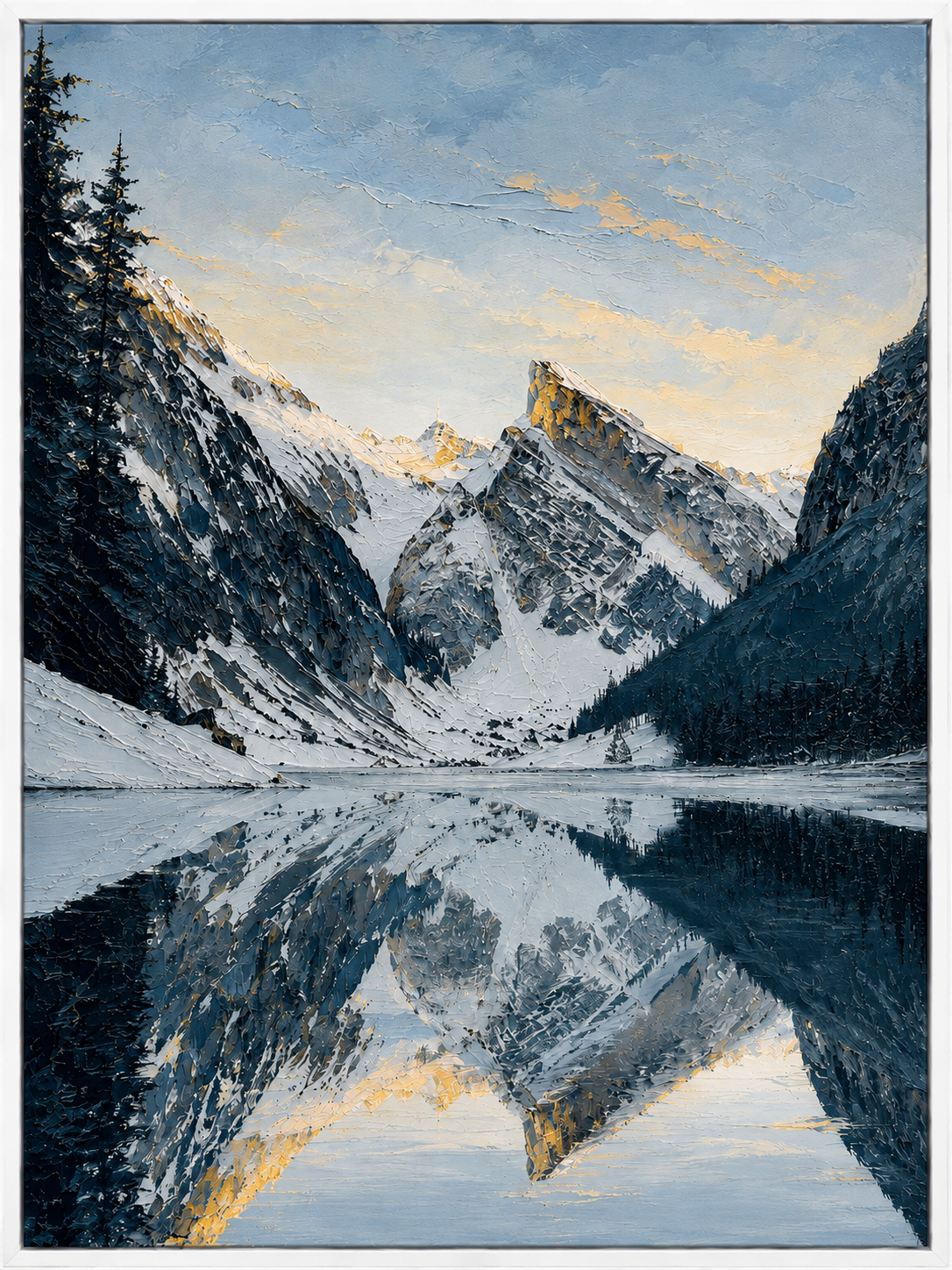 Serene Alpine Reflection