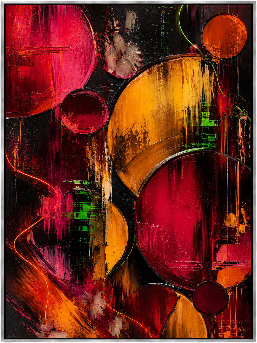 Radiant Abstract Circles