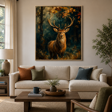 Majestic Autumn Stag