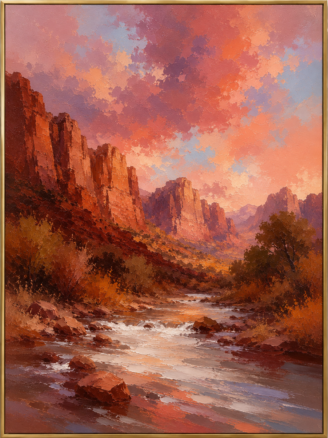 Sunset Canyon River