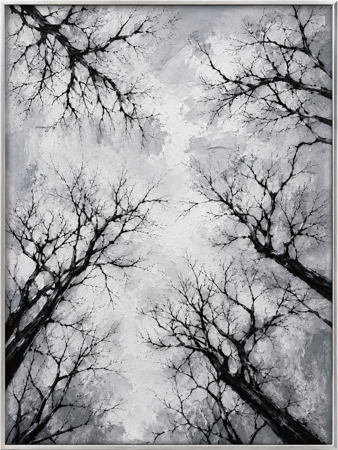 Monochrome Winter Canopy