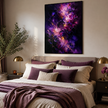 Purple Floral Reverie